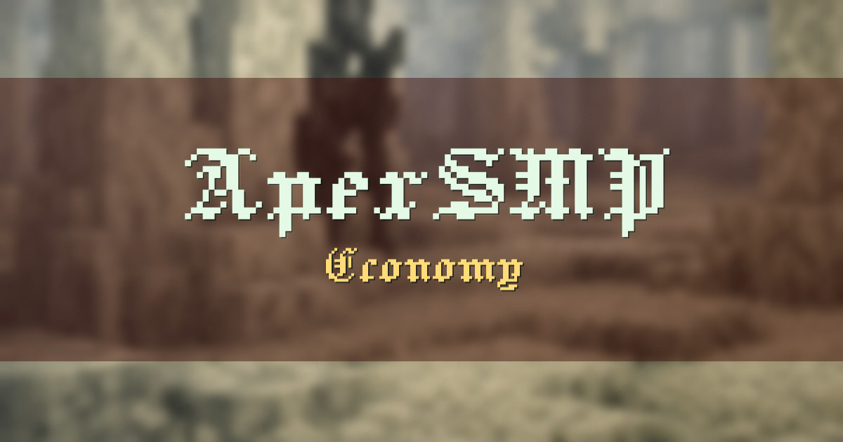 ApexSMP Economy Minecraft server