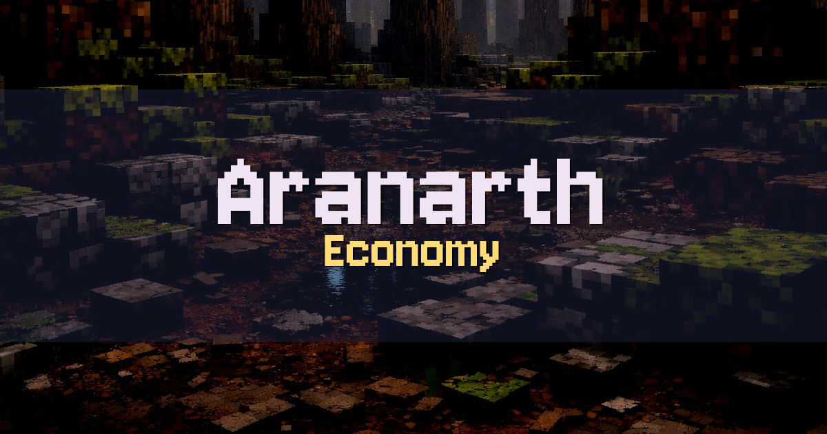 Aranarth Economy Minecraft server
