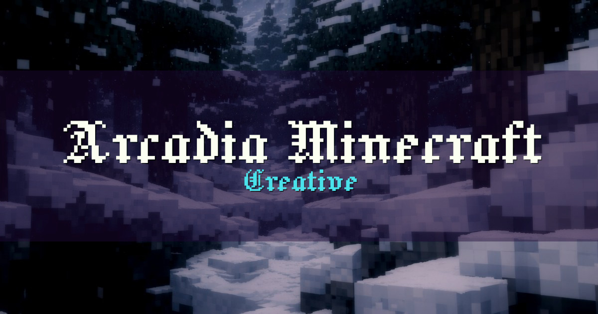 Arcadia Minecraft Creative Minecraft server