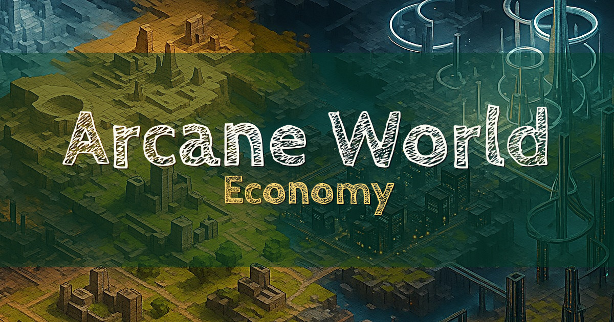 Arcane World Economy Minecraft server