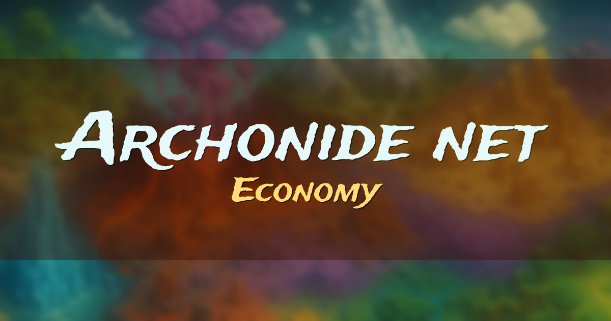Archonide.net Economy Minecraft server