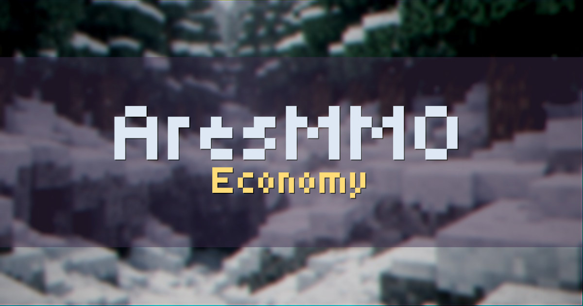 AresMMO Economy Minecraft server