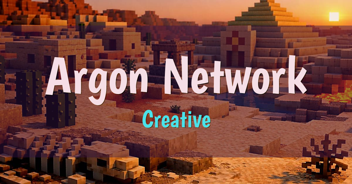 Argon Network Creative Minecraft server