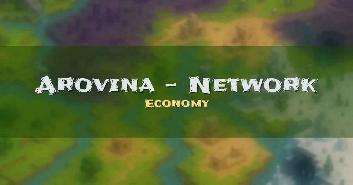 Arovina – Network Economy Minecraft server
