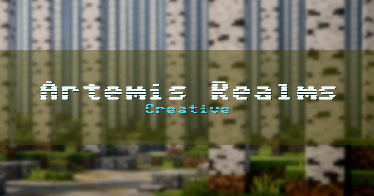 Artemis Realms Creative Minecraft server