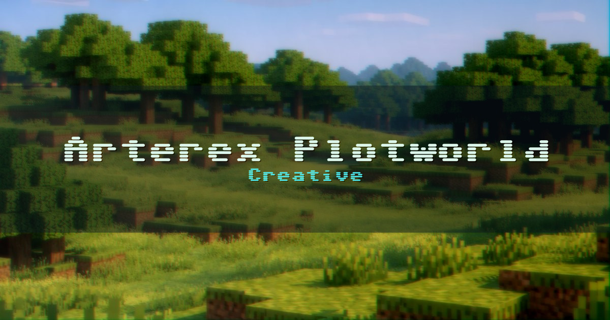 Arterex Plotworld Creative Minecraft server