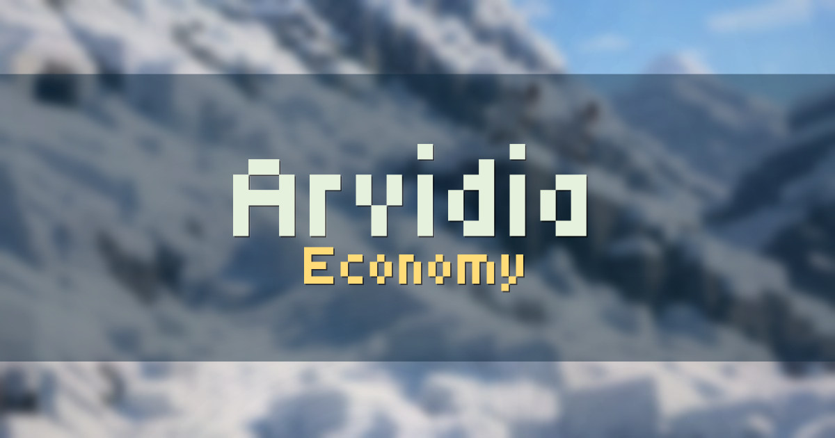 Arvidia Economy Minecraft server