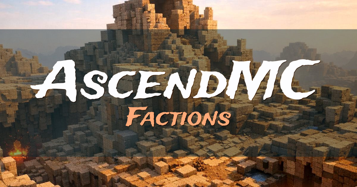AscendMC Factions Minecraft server