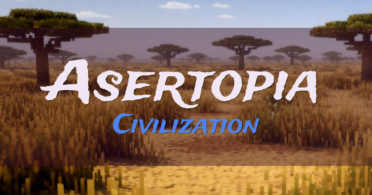 Asertopia Civilization Minecraft server