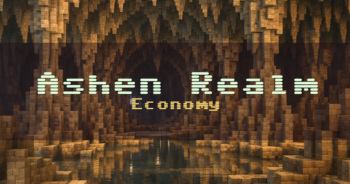 Ashen Realm Economy Minecraft server