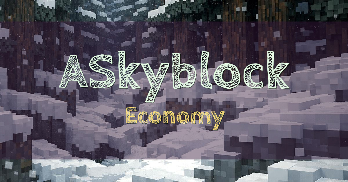 ASkyblock Economy Minecraft server