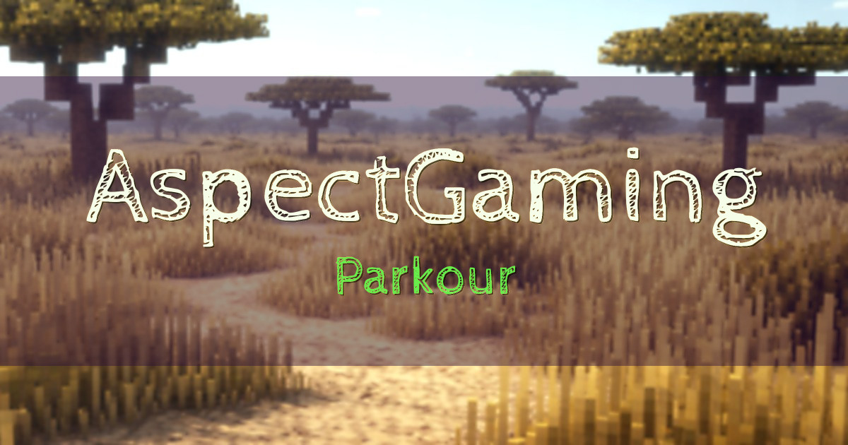 AspectGaming Parkour Minecraft server