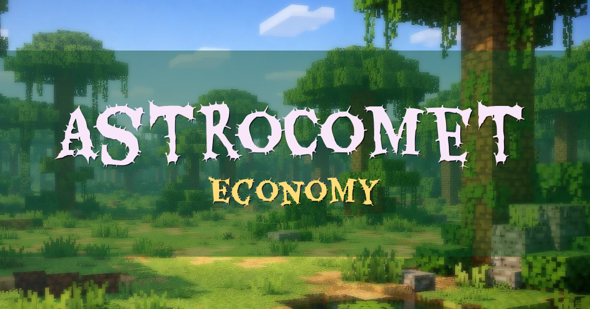 AstroComet Economy Minecraft server