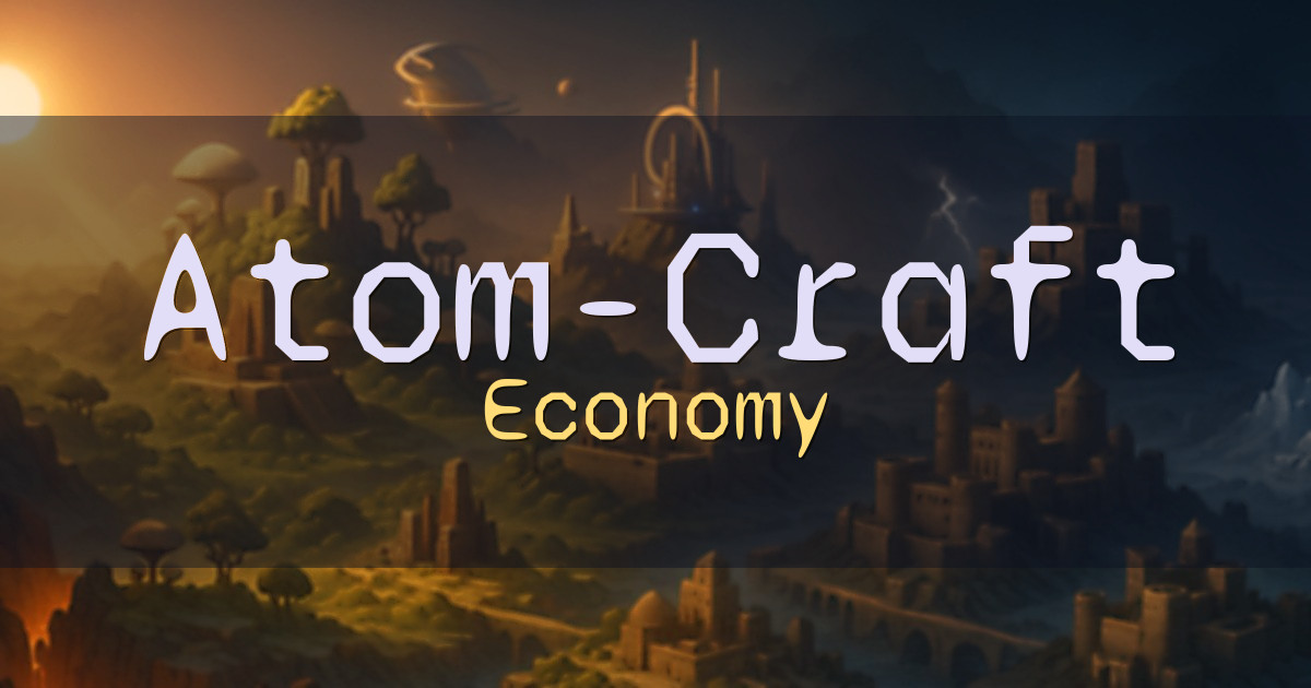 Atom-Craft Economy Minecraft server