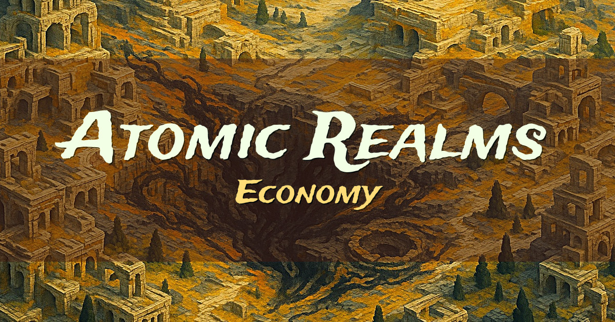 Atomic Realms Economy Minecraft server