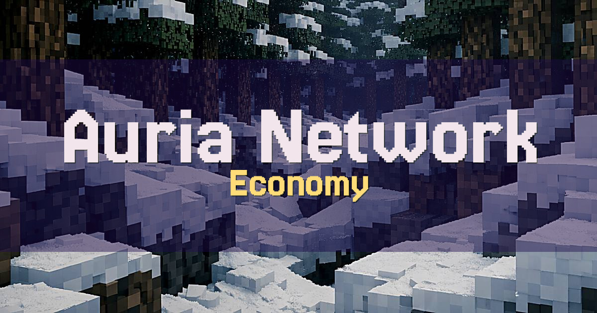 Auria Network Economy Minecraft server