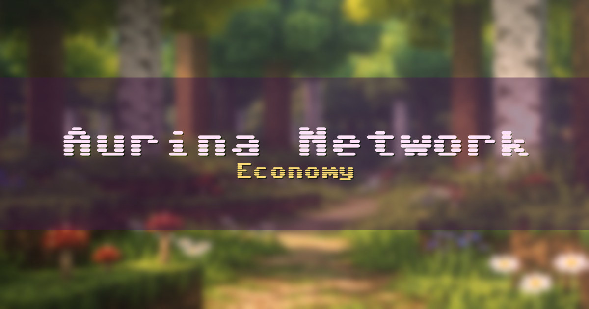 Aurina Network Economy Minecraft server