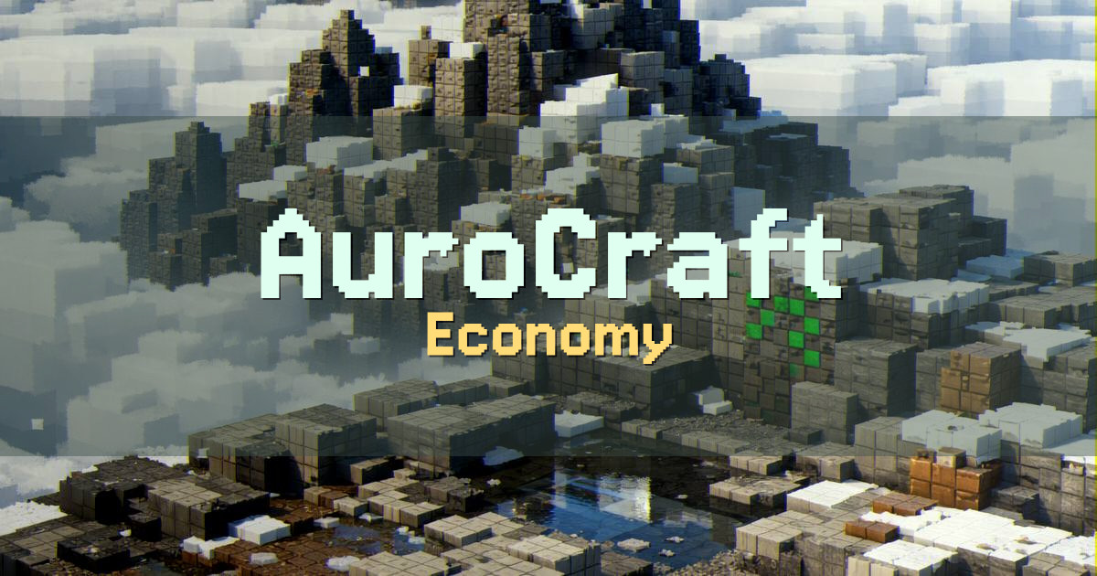 AuroCraft Economy Minecraft server