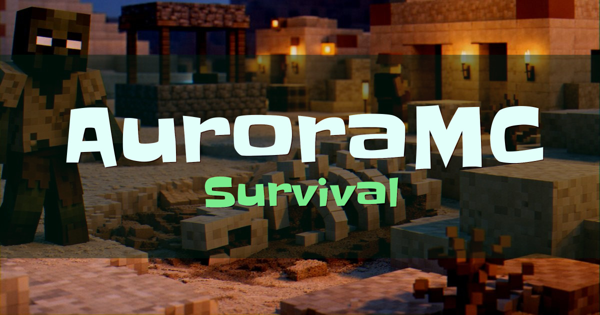 AuroraMC Survival Minecraft server