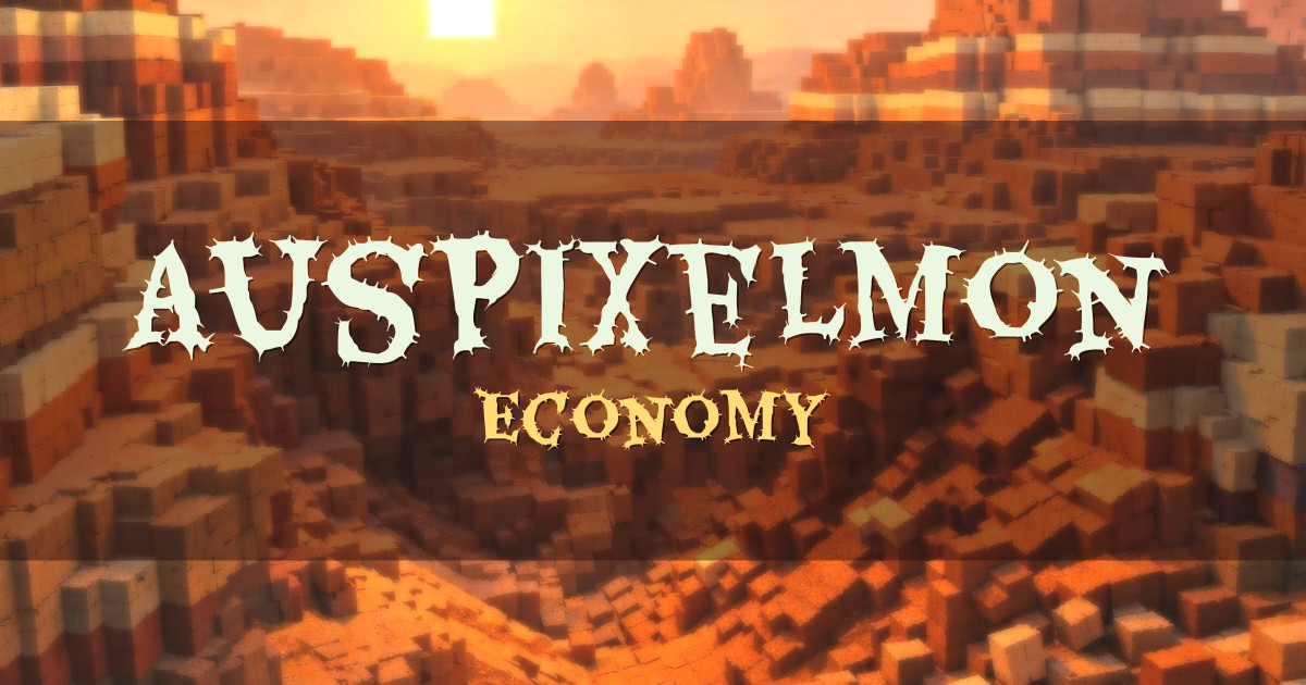 AusPixelmon Economy Minecraft server