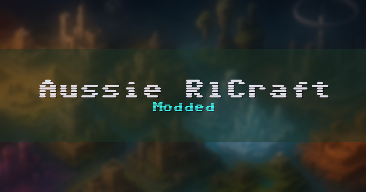 Aussie RlCraft Modded Minecraft server