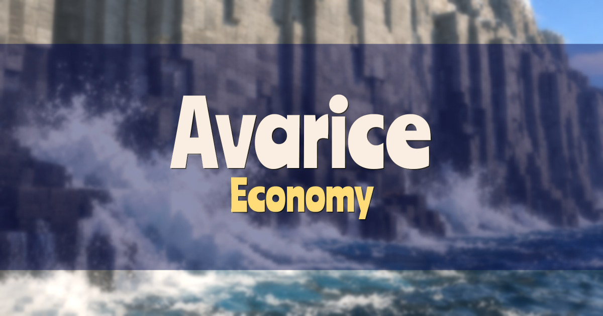 Avarice Economy Minecraft server