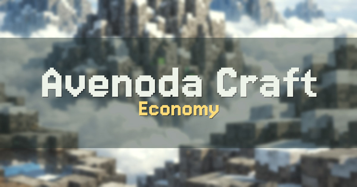 Avenoda Craft Economy Minecraft server