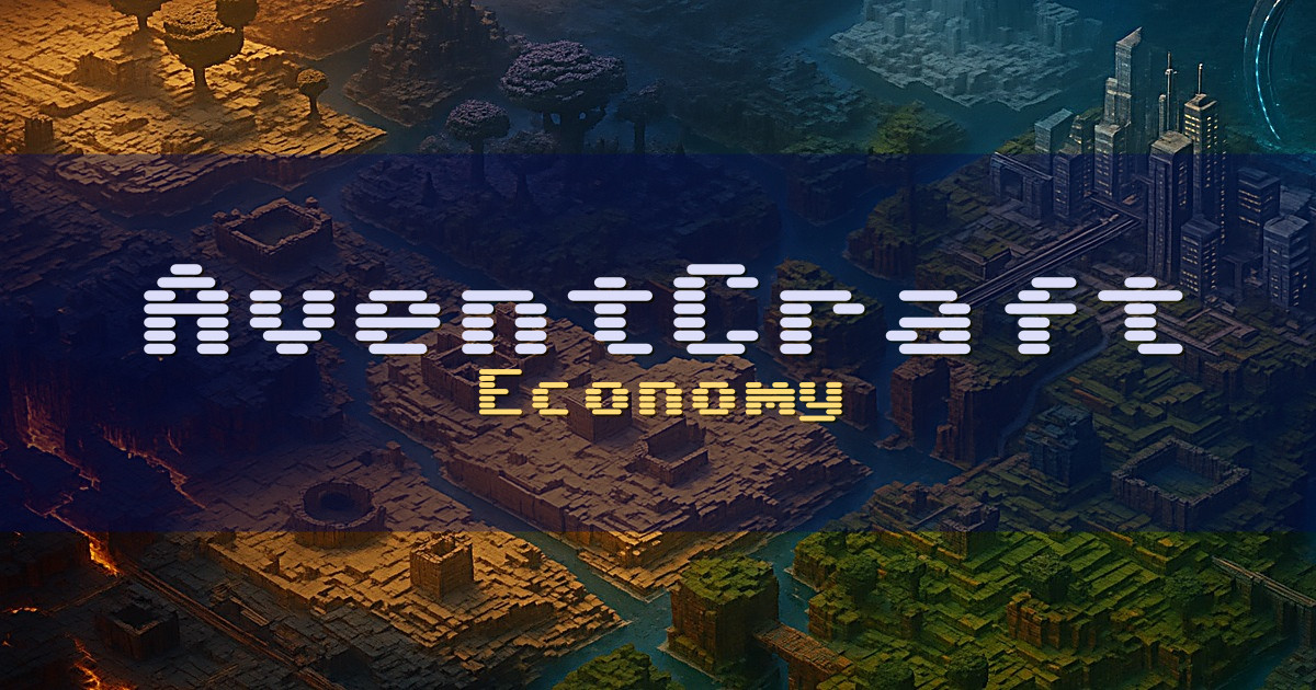 AventCraft Economy Minecraft server