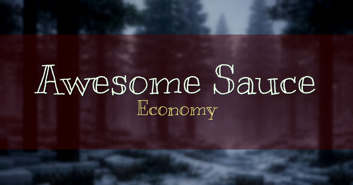 Awesome Sauce Economy Minecraft server