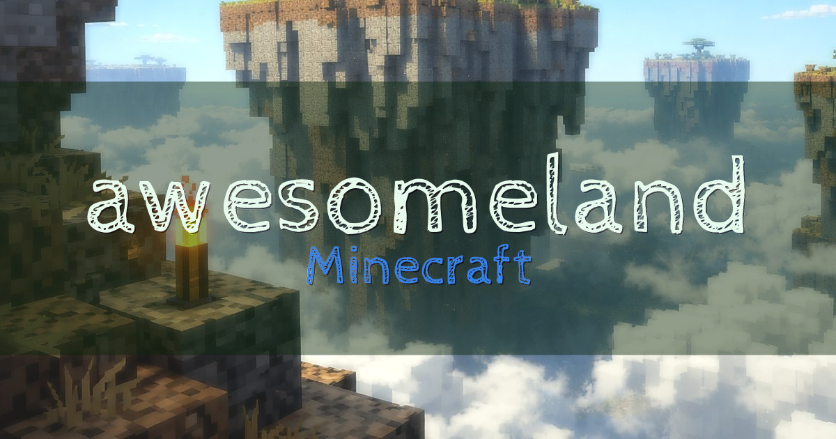 awesomeland Minecraft server