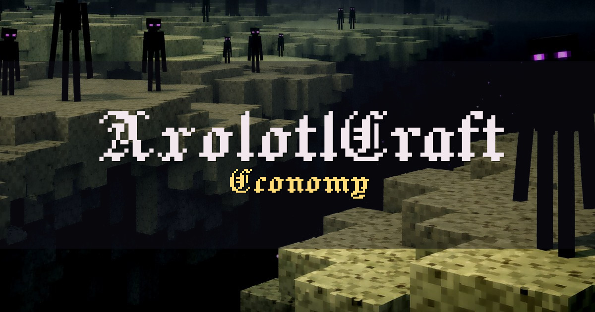 AxolotlCraft Economy Minecraft server