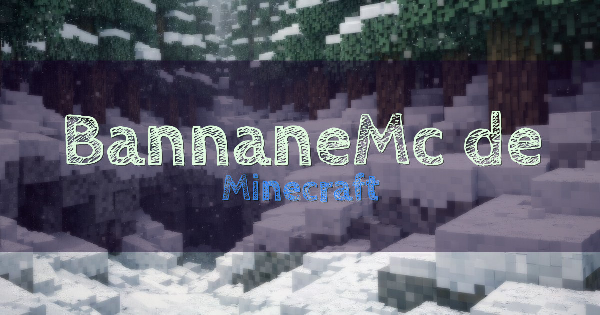 BannaneMc.de Minecraft server