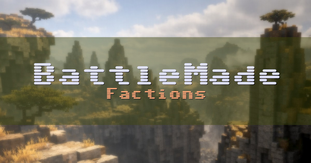 BattleMade Factions Minecraft server