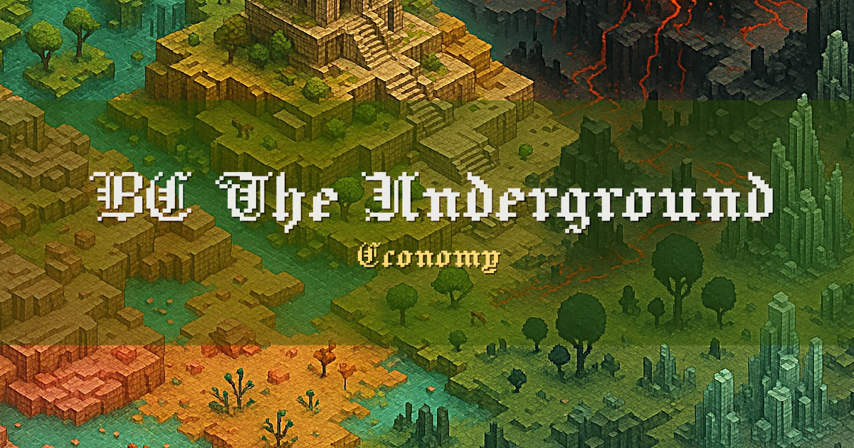 BC The Underground Economy Minecraft server