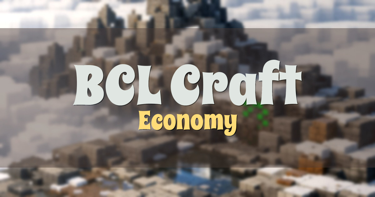 BCL Craft Economy Minecraft server