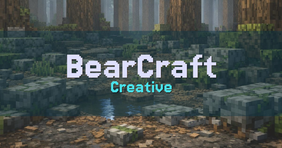 BearCraft Creative Minecraft server