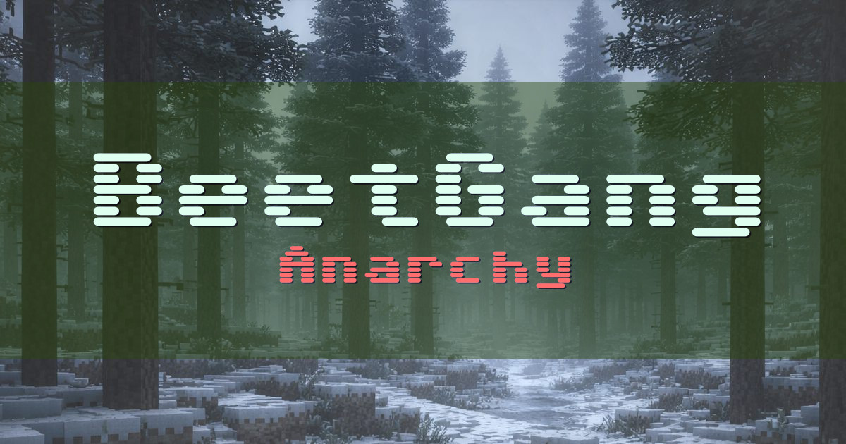 BeetGang Anarchy Minecraft server