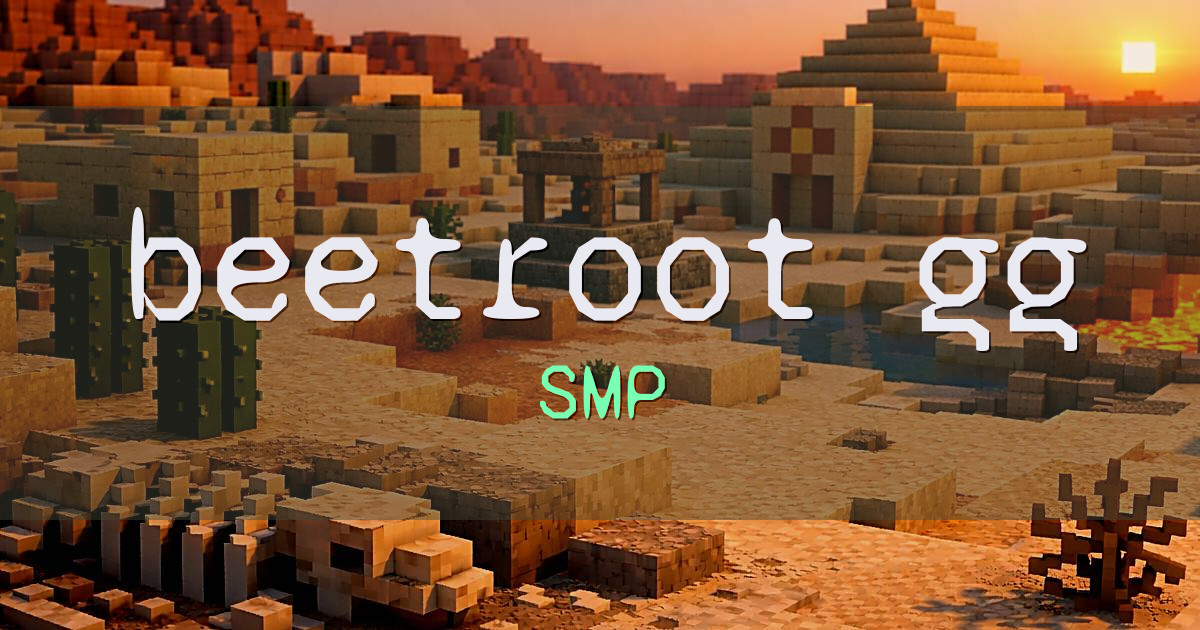 beetroot.gg SMP Minecraft server