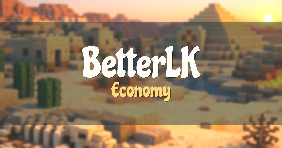 BetterLK Economy Minecraft server