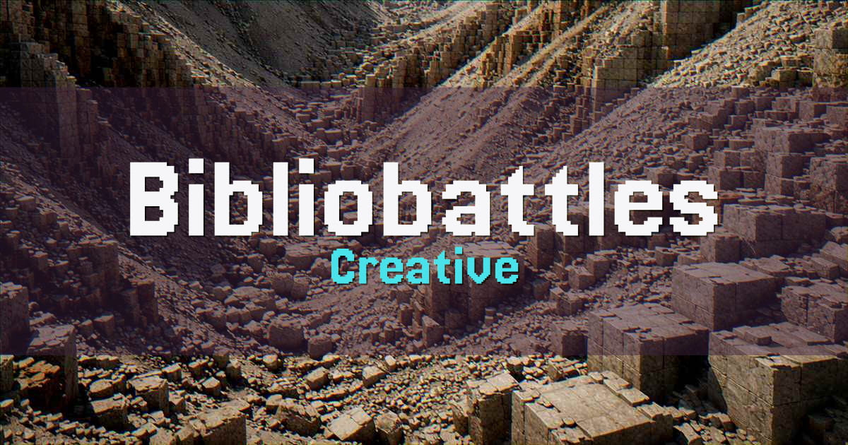 Bibliobattles Creative Minecraft server
