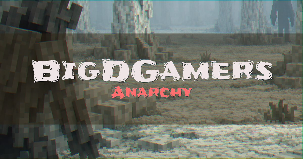 BigDGamers Anarchy Minecraft server