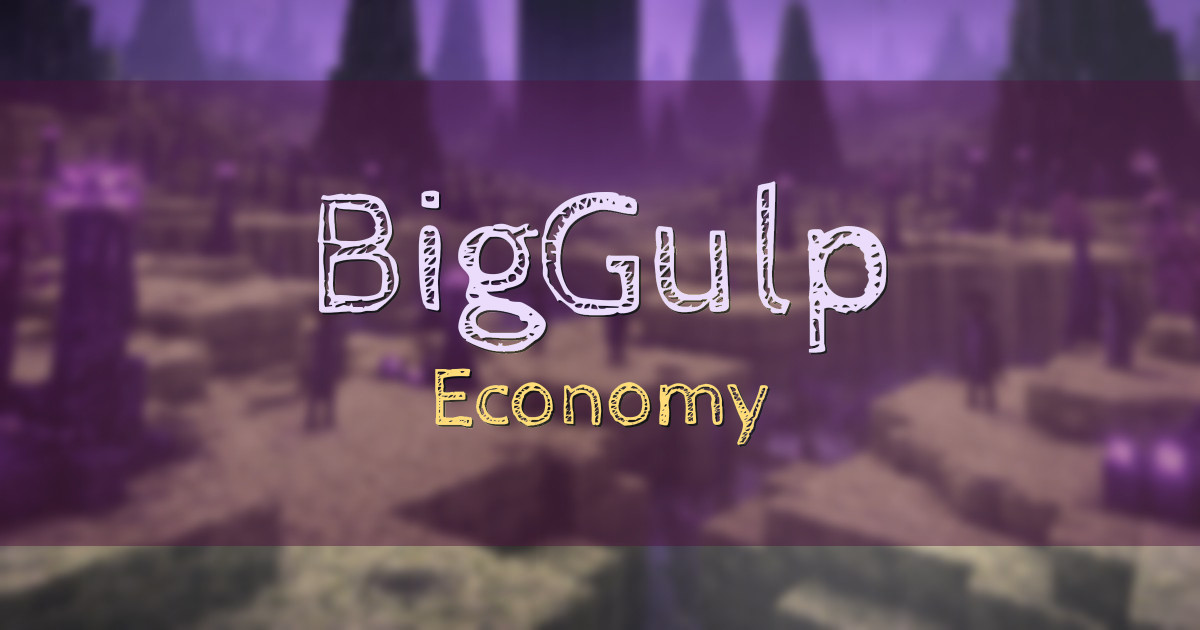 BigGulp Economy Minecraft server