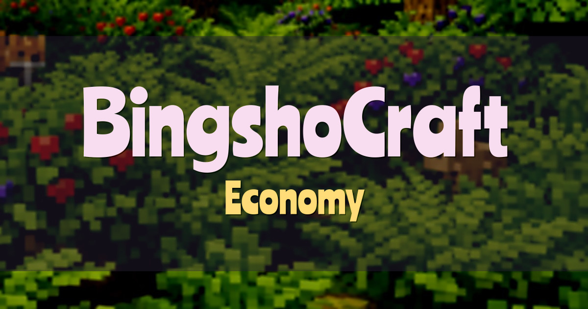 BingshoCraft Economy Minecraft server