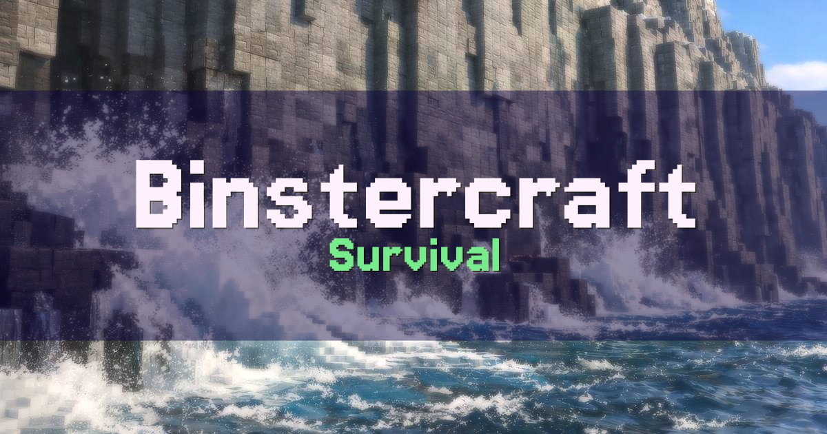 Binstercraft Survival Minecraft server