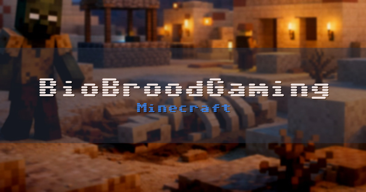 BioBroodGaming Minecraft server