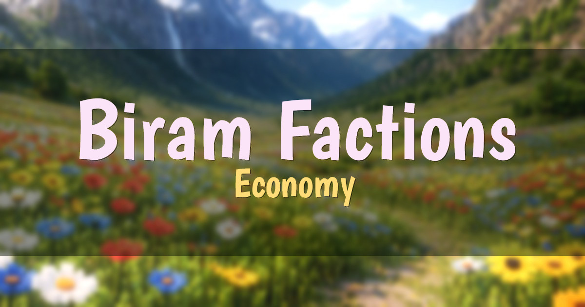 Biram Factions Economy Minecraft server