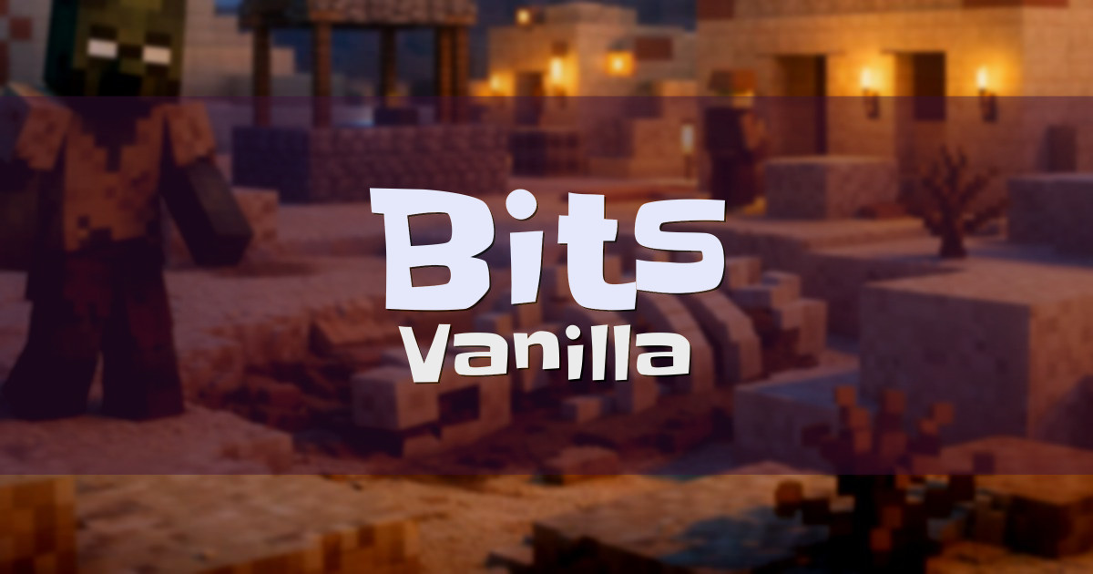 Bits Vanilla Minecraft server