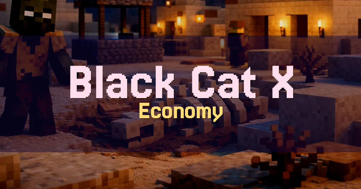 Black Cat X Economy Minecraft server
