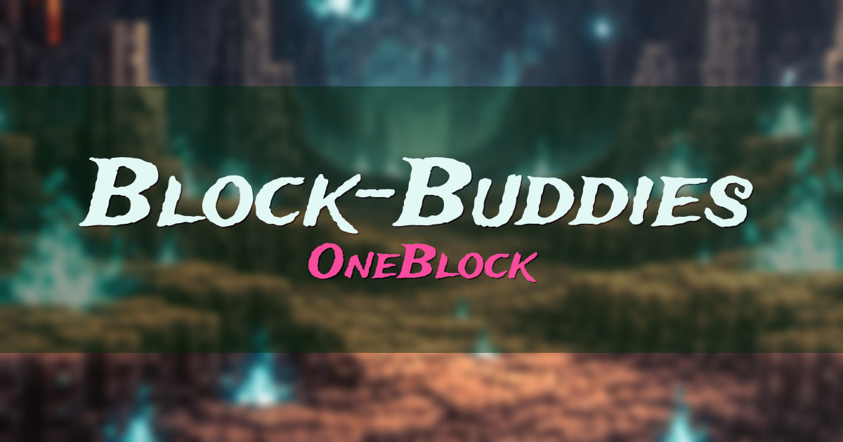 Block-Buddies OneBlock Minecraft server