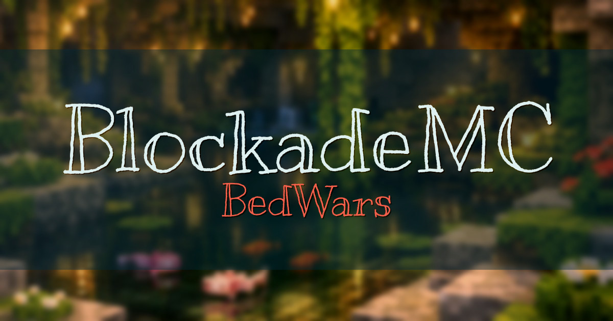 BlockadeMC BedWars Minecraft server